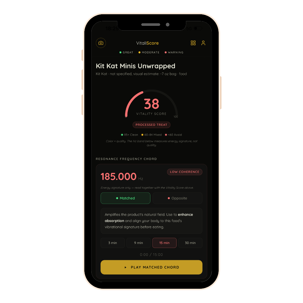 Food scan example